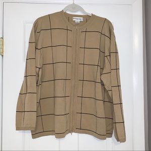 NWOT Dress Barn long sleeve zipup cardigan